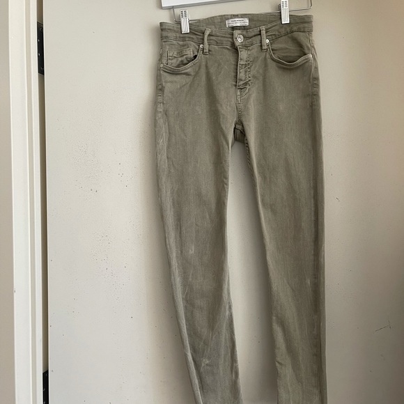 Zara Premium Khaki Skinny Jeans - Picture 2 of 5